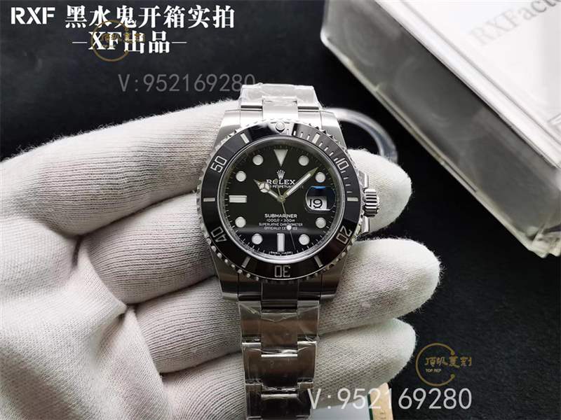 RXF廠勞力士黑水鬼復刻表對比正品怎么樣-復刻表