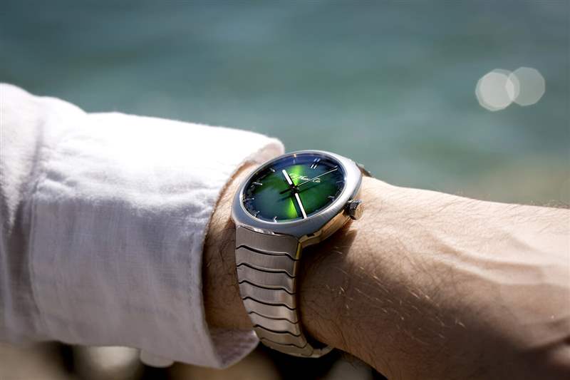 獨(dú)特的綠色表盤手表H. Moser & Cie Streamliner-復(fù)刻表