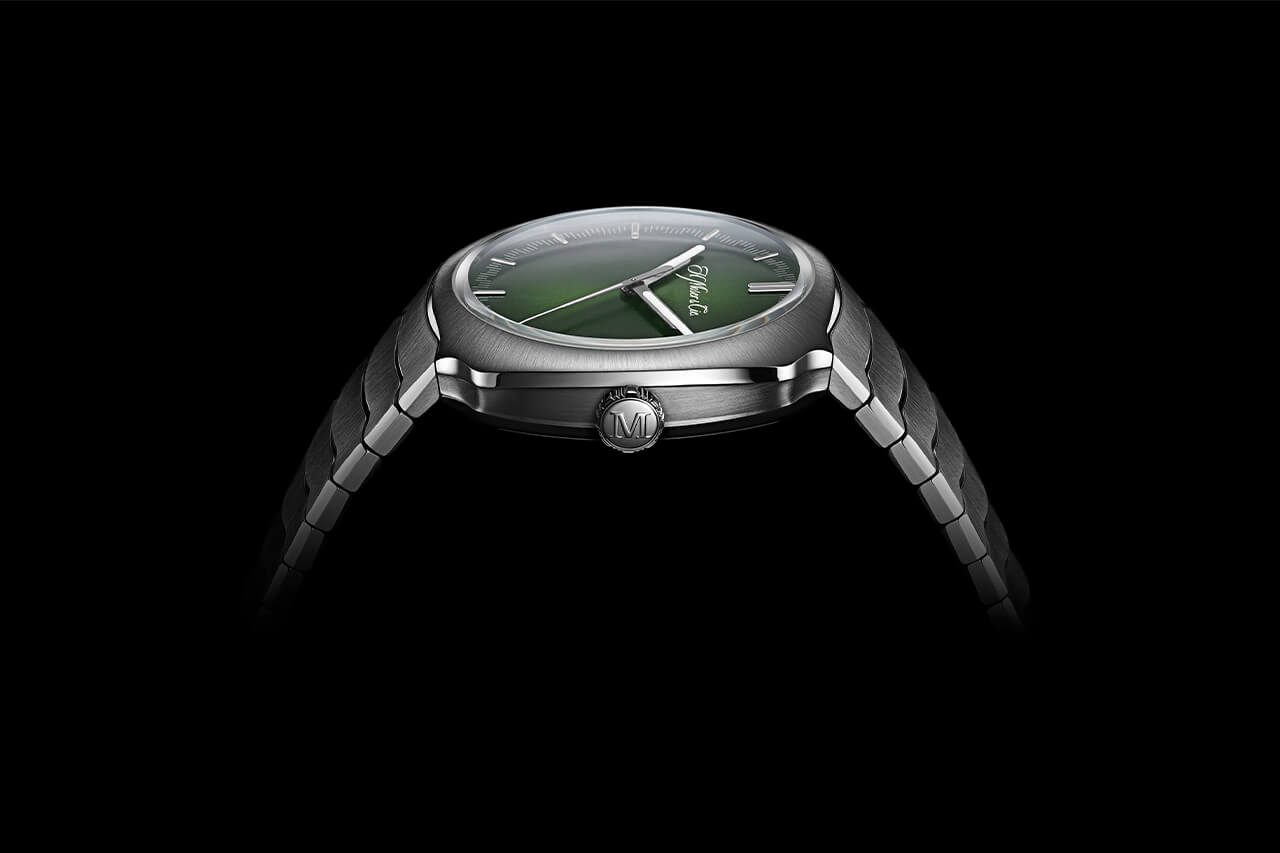 獨(dú)特的綠色表盤手表H. Moser & Cie Streamliner-復(fù)刻表