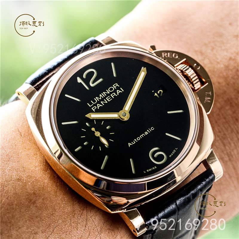 VS廠沛納海908-VS廠沛納海pam908復刻表38mm紅金做工怎么樣-復刻表