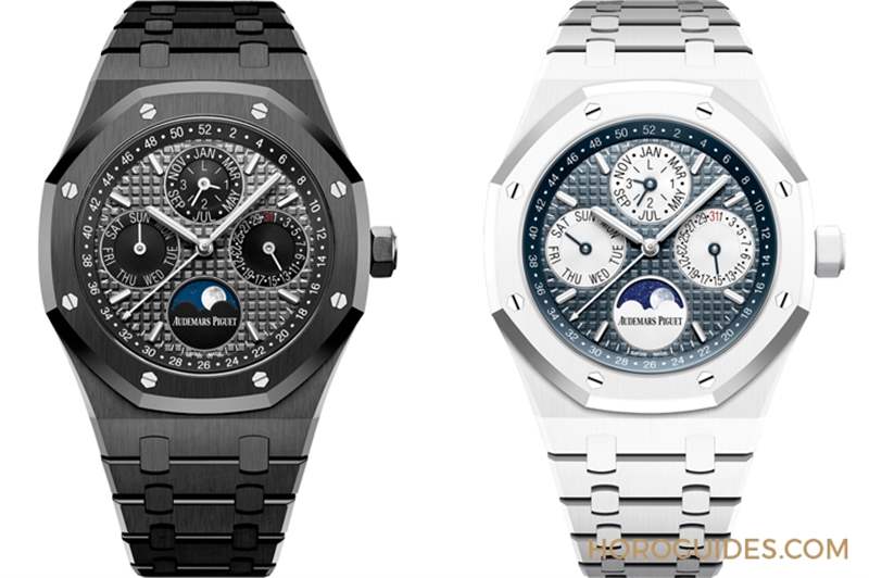 愛彼第一只藍(lán)色陶瓷表！皇家橡樹萬年歷藍(lán)色陶瓷鏈帶腕表-復(fù)刻表