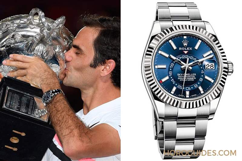 回顧那些高光時刻，Roger Federer費德勒與Rolex偕伴20年-復刻表