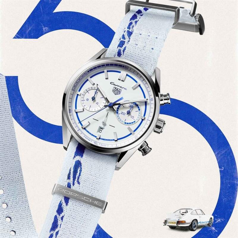 TAG HEUER X PORSCHE 定義版發布！慶祝911 Carrera RS 2.7 50周年-復刻表