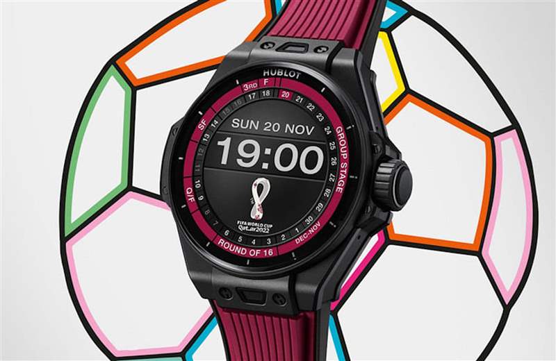 世界杯2022｜HUBLOT打造限量智能手表32國桌面與表帶供球迷撐場-復(fù)刻表