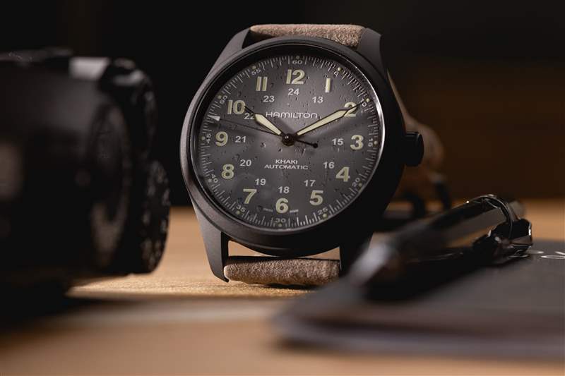 推出全新漢密爾頓卡其野戰系列鈦金屬自動腕表，演繹經典設計-復刻表