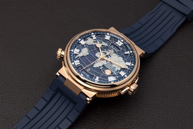 寶璣Marine Hora Mundi腕表讓您在眨眼之間從一個時區到另一個時區-復刻表