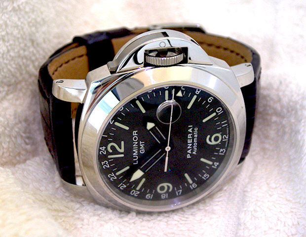 Panerai PAM 63 GMT Luminor watches on eBay 沛納海PAM63絕版手表說評-復刻表