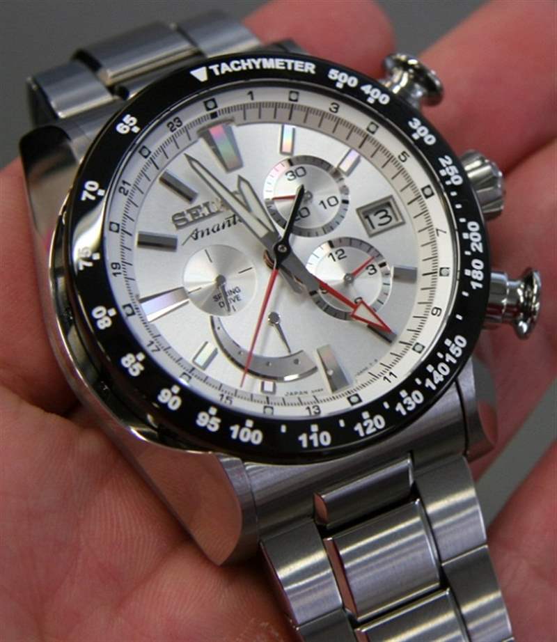 精工阿南塔彈簧驅(qū)動(dòng)器計(jì)時(shí)白 1