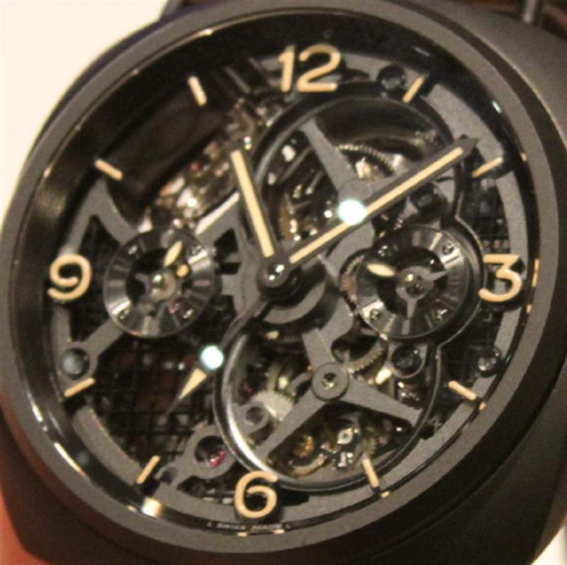 SBF(原VS)沛納海348Radiomir陀飛輪GMT陶瓷48毫米腕表-復刻表