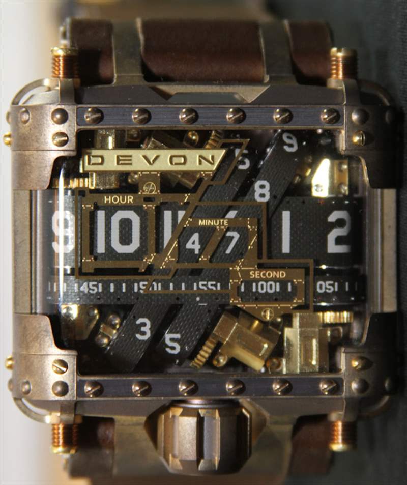 Devon Tread 1蒸汽朋克手表評論-復刻表