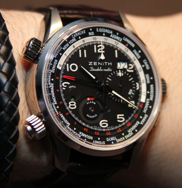 真力時(shí)Pilot Doublematic腕表上手體驗(yàn)-復(fù)刻表