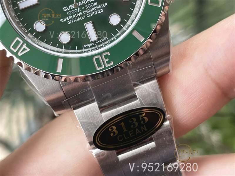 Clean廠C廠勞力士40綠水鬼真假對比正品評測,怎么分辨C廠綠水鬼-復(fù)刻表