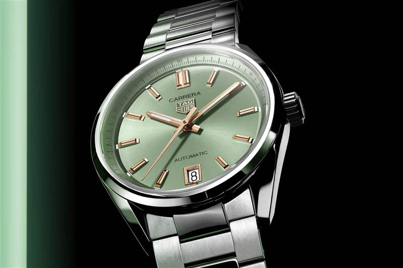 全新配色的泰格豪雅卡萊拉36毫米腕表–機(jī)芯升級-復(fù)刻表