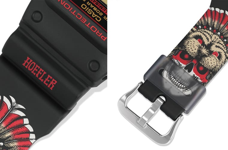 G-SHOCK與滑板冠軍選手、品牌三方聯(lián)名DW-5600方表散發(fā)濃濃街頭藝術(shù)風(fēng)格-復(fù)刻表