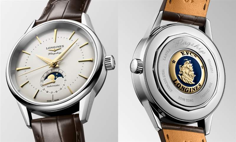 優雅美學新添月相功能｜浪琴表LONGINES Flagship Heritage旗艦復刻系列月相腕表-復刻表