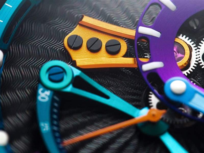 Chronoswiss推出Open Gear ReSec Candy Shop整時(shí)器布局腕表：糖果派對-復(fù)刻表