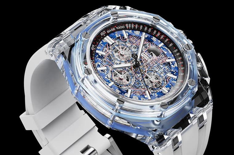 超吸睛！主打迷彩軍事風(fēng)的透明皇家橡樹離岸型計時碼表-復(fù)刻表