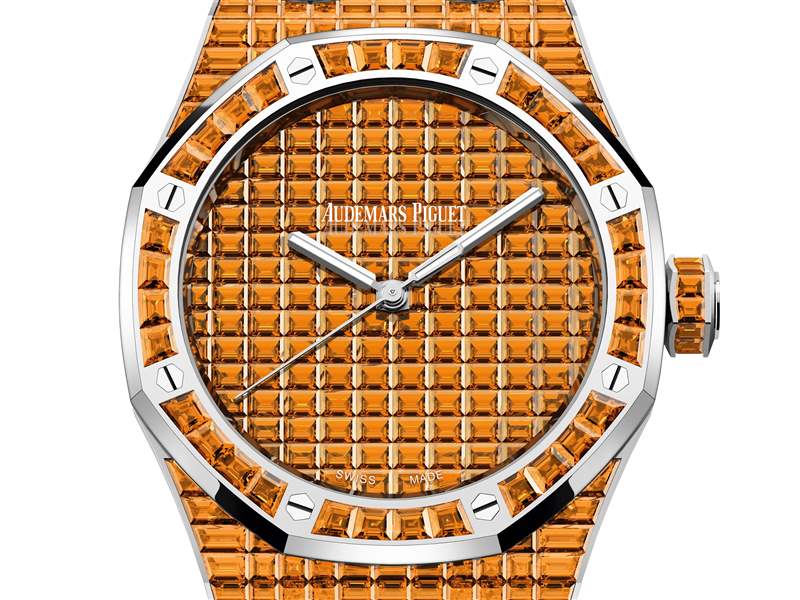 愛彼推出Royal Oak Selfwinding Rainbow Sets珠寶腕表：彩色寶石鑲嵌-復刻表