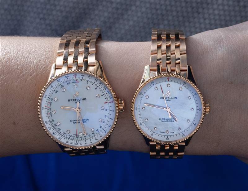 首次上手體驗:百年靈Navitimer 36和32腕表專為女性打造-復刻表