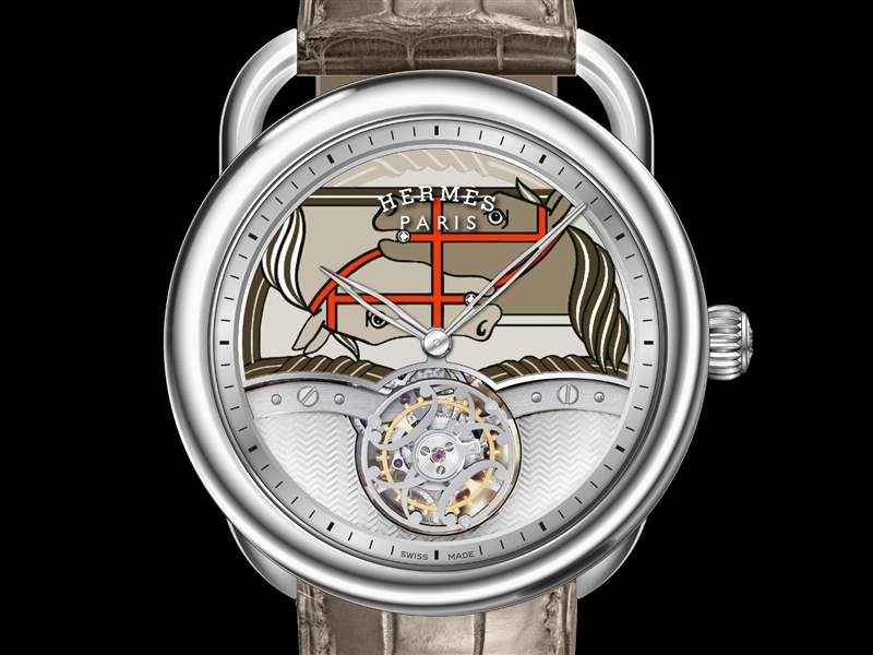 Hermès舉行「鐫刻時光」高級鐘表展：關于時間的奇思妙想-復刻表