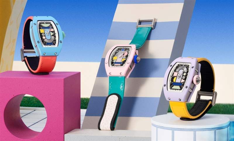 融入曼菲斯風(fēng)格粉嫩三色齊發(fā)｜理查德MILLE RM 07-01彩色陶瓷腕表-復(fù)刻表