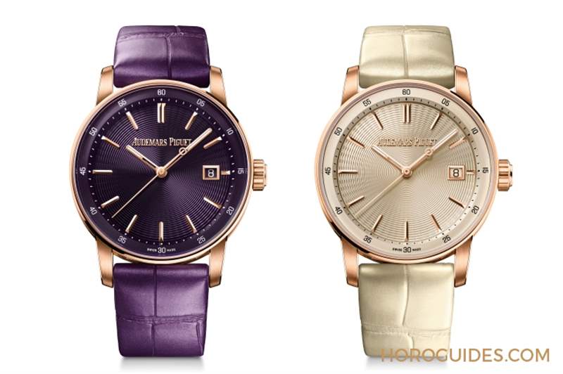 愛彼Code 11.59系列首見38mm中性尺寸艷麗紫與象牙白再加分-復刻表