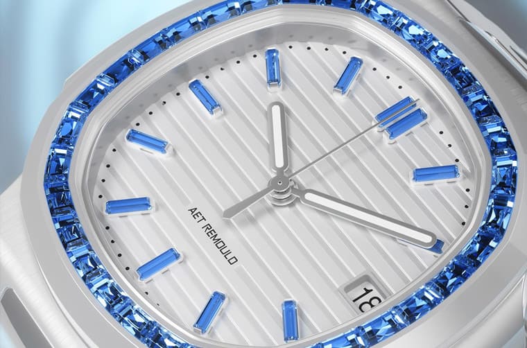 「白陶瓷搭彩色寶石」百達翡麗金鷹5711掀起高級運動表奢華風-復刻表