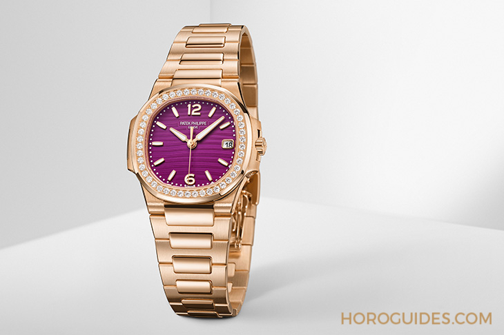 Ladies First！百達(dá)翡麗最新Aquanaut Luce「彩虹」三問表與Nautilus織紋復(fù)合表帶-復(fù)刻表