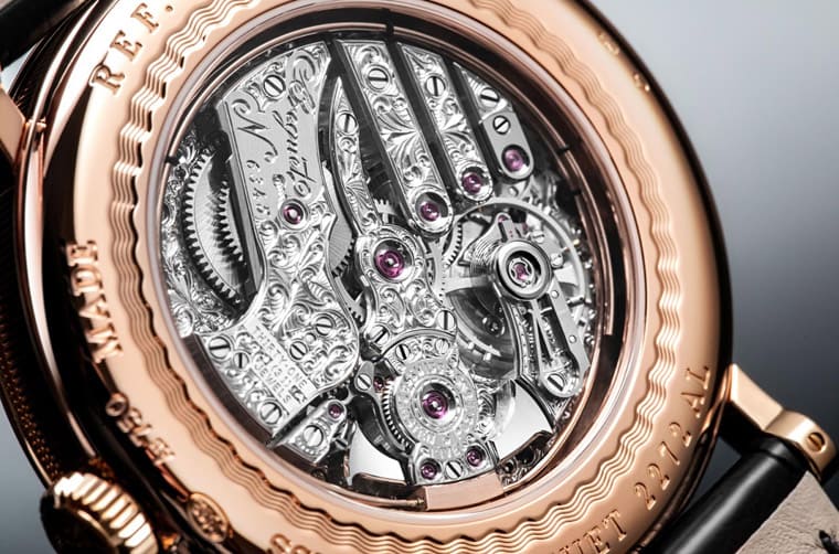 寶琺璣Classique 7637三問(wèn)表改換玫瑰金表殼搭黑色琺瑯面盤表背依舊令人超驚艷-復(fù)刻表