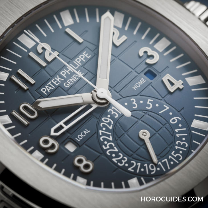 乳光藍灰面活力風，復雜功能運動表齊換色｜PP百達翡麗Nautilus、Aquanaut新款-復刻表