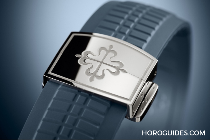 乳光藍灰面活力風，復雜功能運動表齊換色｜PP百達翡麗Nautilus、Aquanaut新款-復刻表