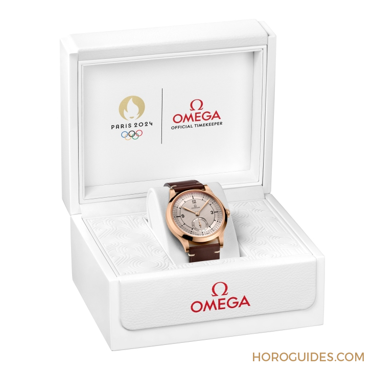 青銅金再現(xiàn)CK 859復(fù)古設(shè)計，向奧運(yùn)獎牌致敬！ OMEGA加推巴黎2024年奧運(yùn)會青銅金腕表-復(fù)刻表