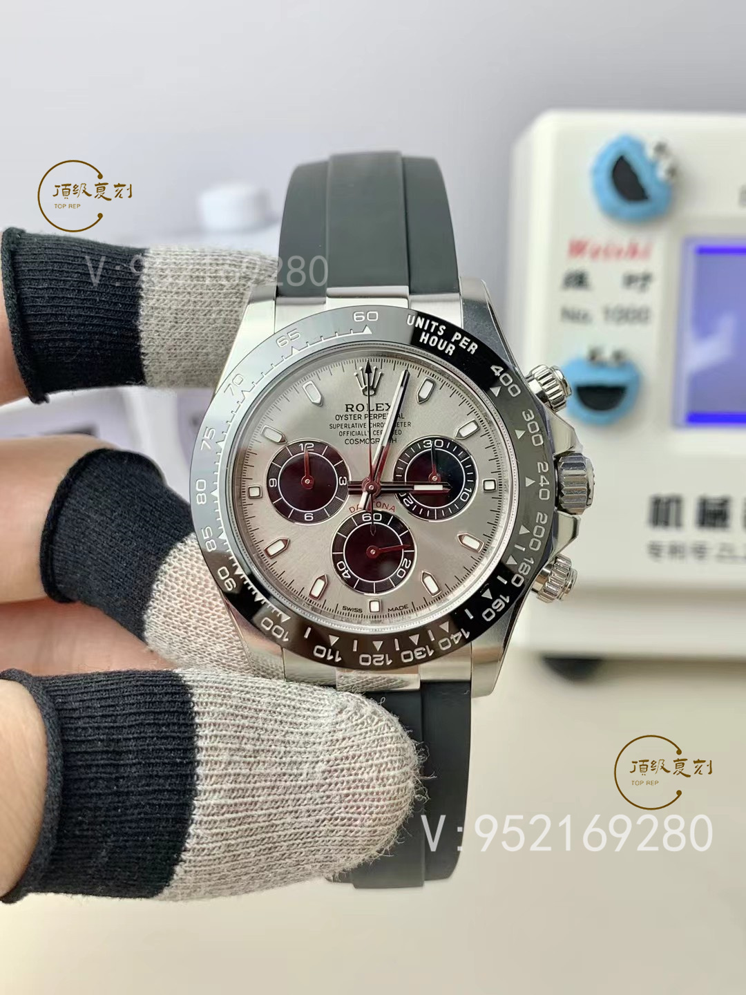 C廠勞力士4130白金水泥灰迪深度解析,重量對(duì)版嗎-復(fù)刻表