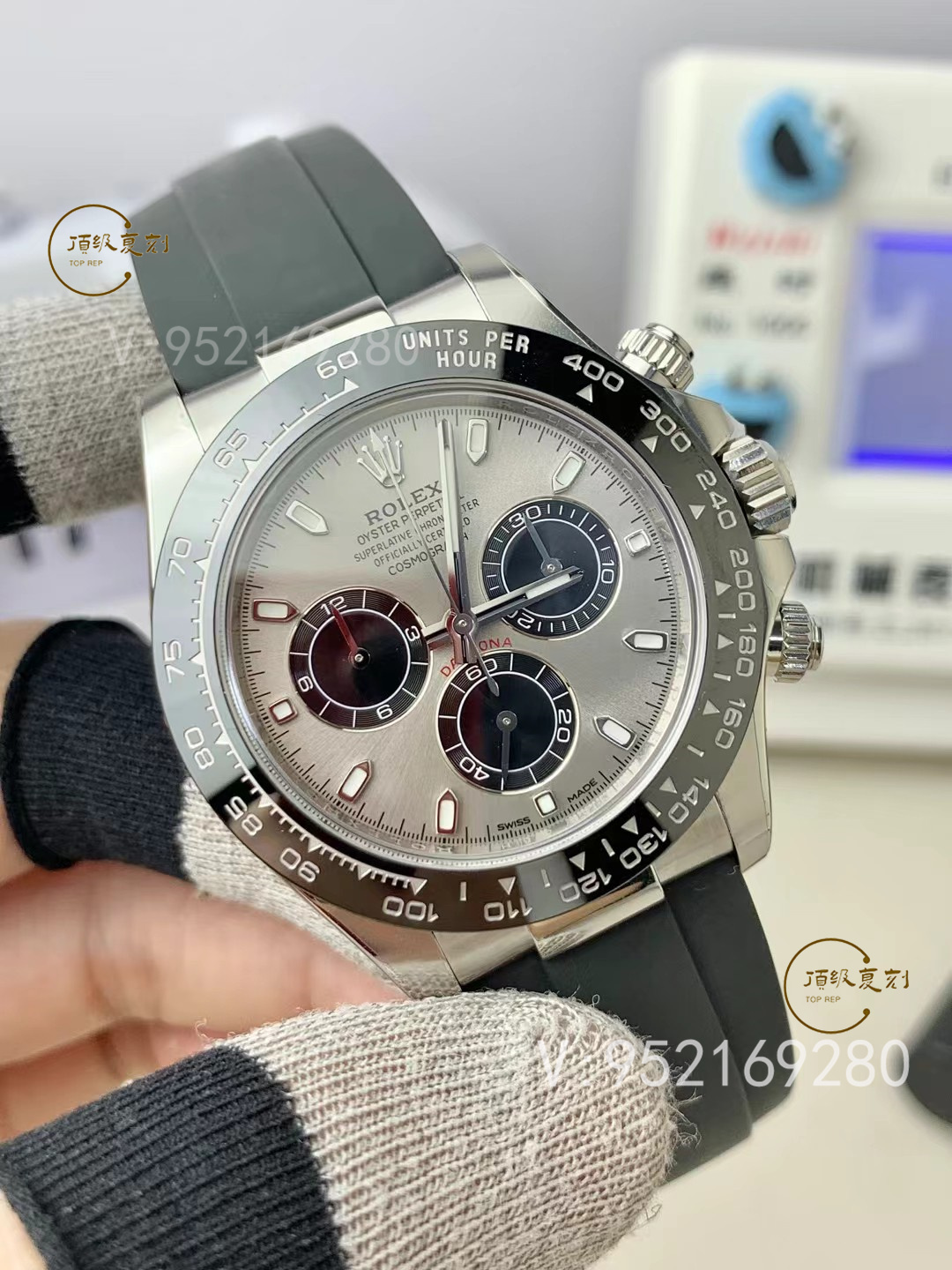 C廠勞力士4130白金水泥灰迪深度解析,重量對(duì)版嗎-復(fù)刻表