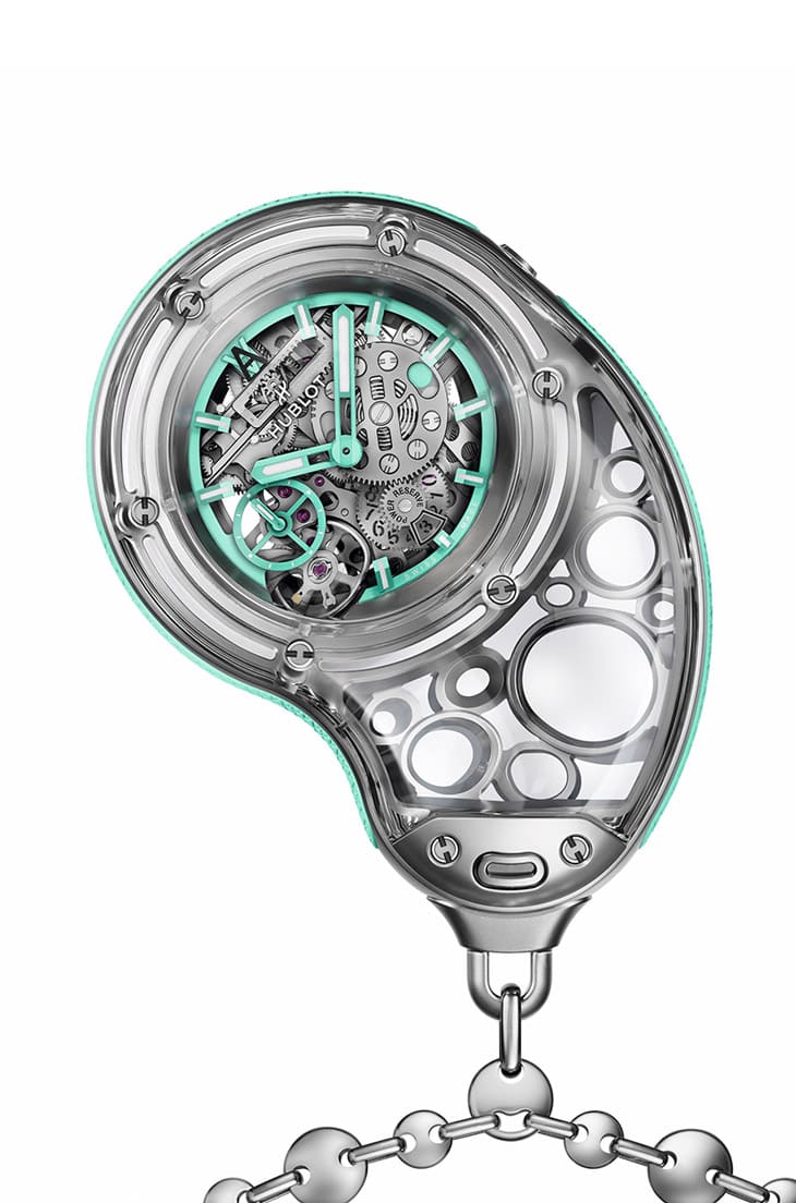 宇舶和火紅當代藝術家Arsham合作 融入Meca-10機芯的水滴型懷表還能當座鐘用-復刻表