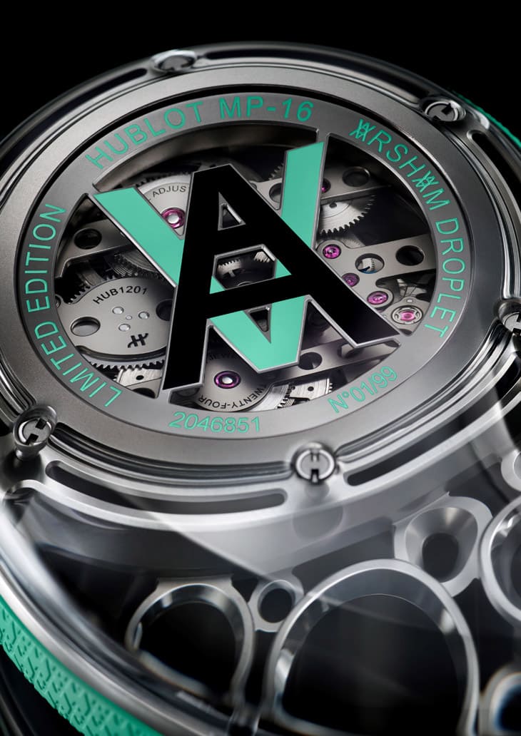 宇舶和火紅當代藝術家Arsham合作 融入Meca-10機芯的水滴型懷表還能當座鐘用-復刻表